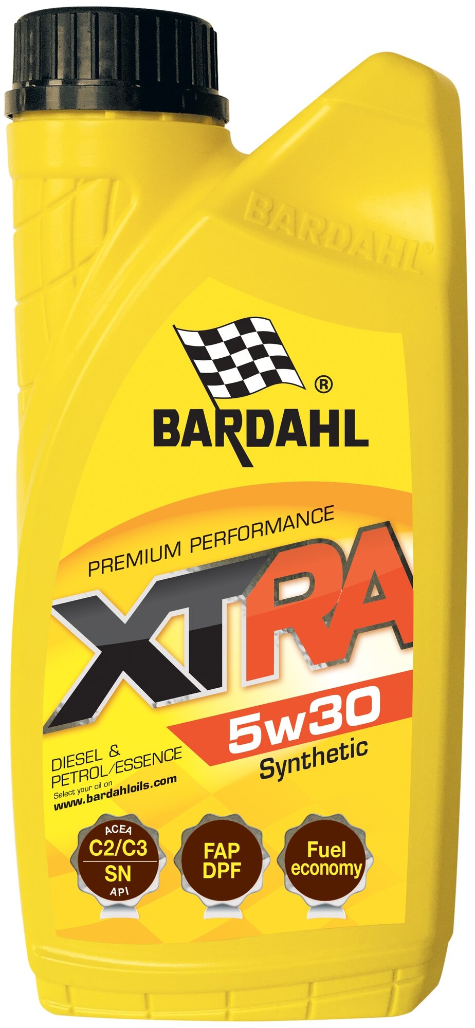 Синтетическое моторное масло Bardahl XTRA 5W-30, 1 л