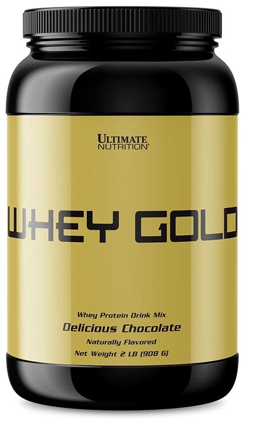 Протеин Ultimate Nutrition Whey Gold, 908 гр., восхитительный шоколад