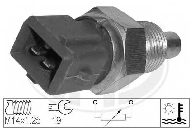 ERA 330588 Датчик температура ОЖ PEUGEOT 406 - фотография № 2