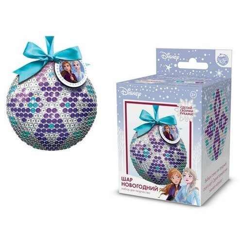 фото Набор для творчества "новогодний шар холодное сердце" с пайетками disney