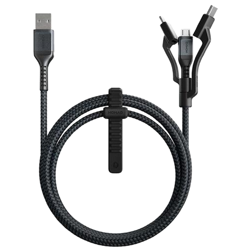 Кабель Nomad Universal Kevlar Lightning/Type-C/Micro-USB 1.5м