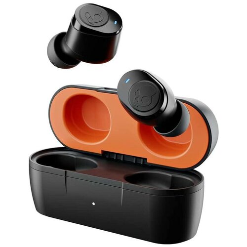 Bluetooth гарнитура Skullcandy Jib True Wireless In-Ear черная\оранжевая