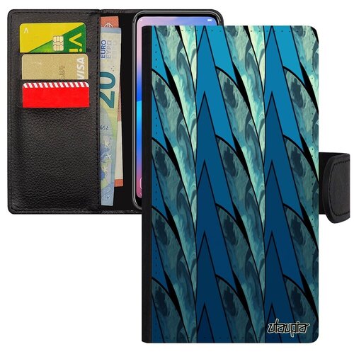 фото Дизайнерский чехол книжка на телефон // galaxy a5 2017 // "восход" эффект типи, utaupia, зеленый