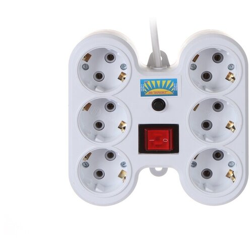 Сетевой фильтр Пересвет 6 Sockets 3m ПФ63