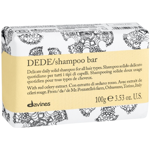 Davines Dede Shampoo Bar Твёрдый шампунь для деликатного очищения волос, 100 г