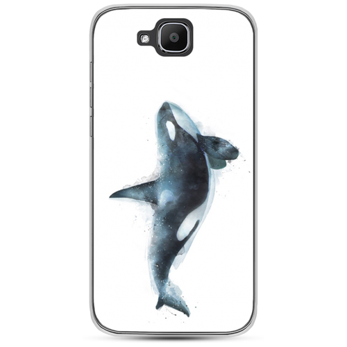 фото Силиконовый чехол нарисованный кит на doogee x9 mini / дуги x9 mini case place