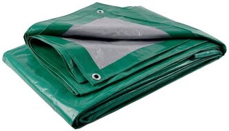 Тент Oxiss TARP-120 с люверсами зеленый 120 г/м2 6000х3000 мм 18 м2