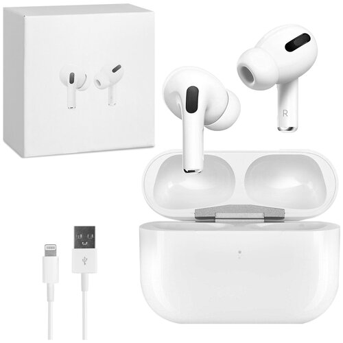 Наушники беспроводные Apods Pro Белые 1в1Стерео Гарнитура с анимациейАнимация при подключенииБеспроводная зарядкаBluetooth 50 160000₽