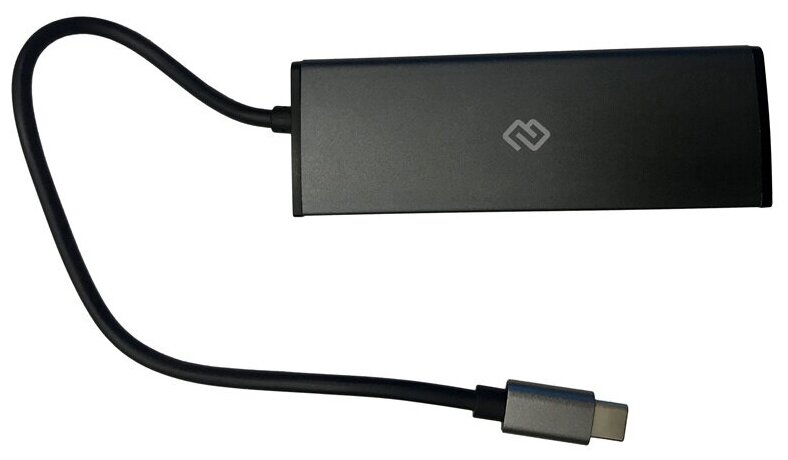 USB-концентратор Digma HUB-2U30СAU-UC-G 5порт серый 132300₽