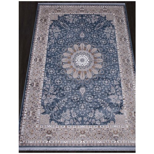 Ковер CASABLANKA - Прямоугольник Синий, Классический, BLUE / BLUE (80 на 150)