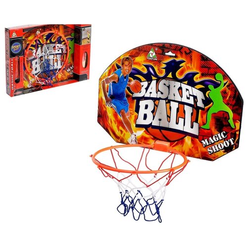 Баскетбольный набор Штрафной бросок, с мячом (1 шт.) щит баскетбольный с мячом и насосом kampfer bs01539