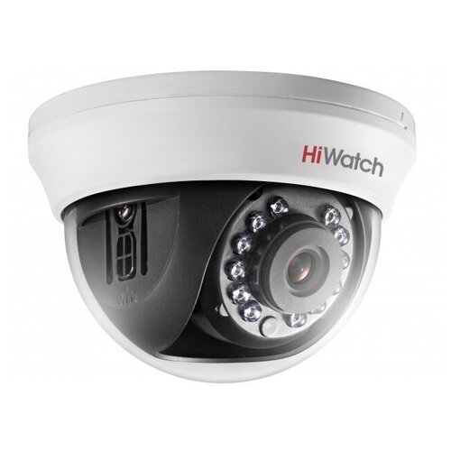 Камера видеонаблюдения аналоговая HiWatch DS-T591C 6 mm 6-6мм HD-CVI HD-TVI цветная корпбелый 440000₽