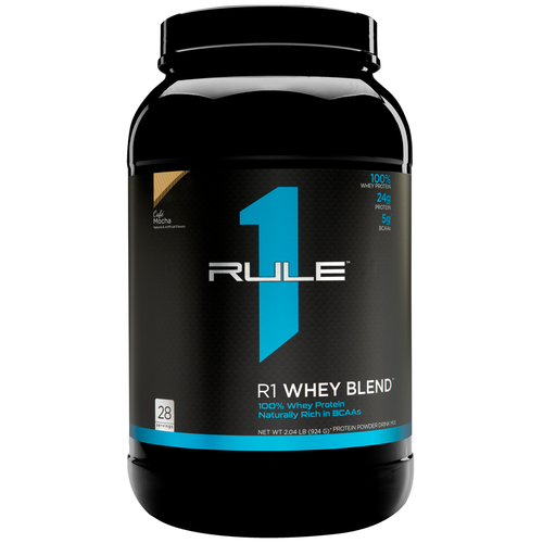 rule one proteins r1 whey blend 2280 гр кофе мокко Протеин Rule 1 Whey Blend, 924 гр., кофе мокко