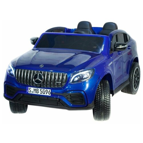 Электромобиль Toyland Mercedes-Benz AMG GLC63 Coupe 4X4 ХМХ608, двухместный, синий глянец