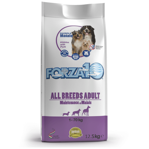Сухой корм для собак Forza10 ALL BREEDS, свинина 12.5 кг (для всех пород)