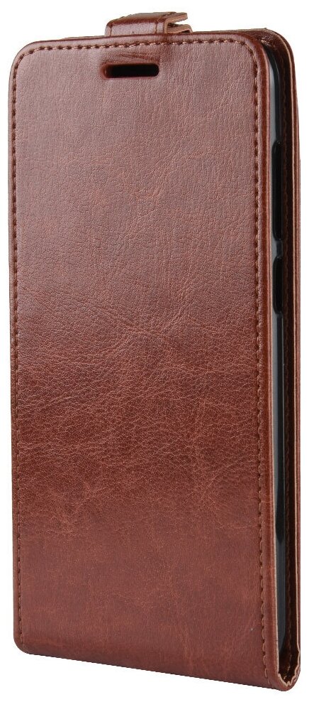 Чехол-флип MyPads для Samsung Galaxy Note 20 (SM-N980F) вертикальный откидной коричневый