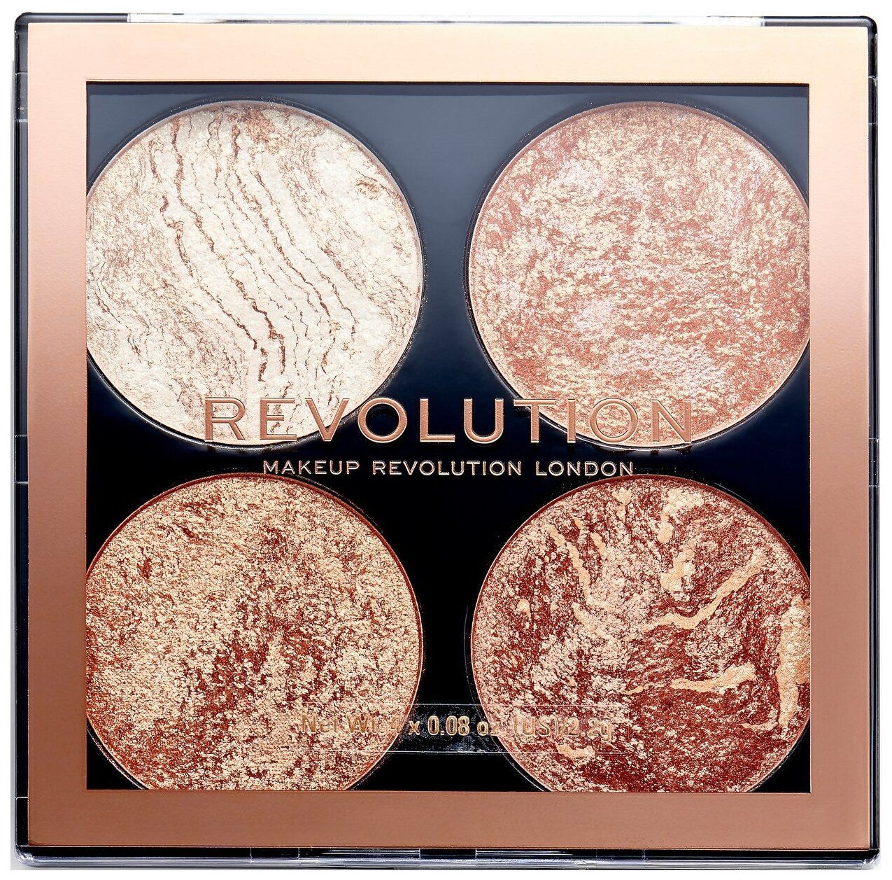 Хайлайтер MAKEUP REVOLUTION 4 в 1 CHEEK KIT Don’t Hold Back