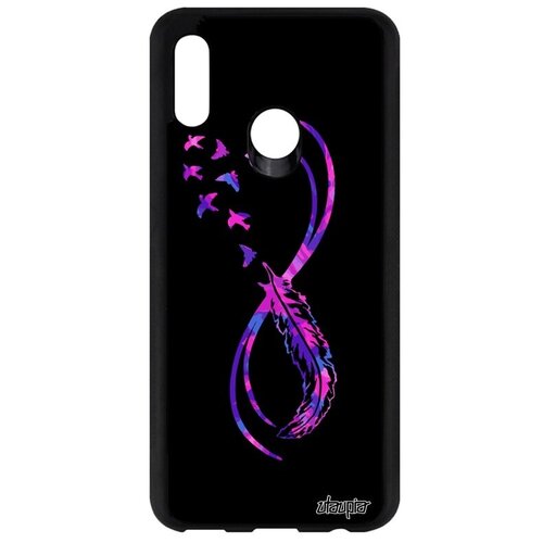 фото Противоударный чехол на мобильный // huawei p smart 2019 // "бесконечность" infinite вечный, utaupia, черный