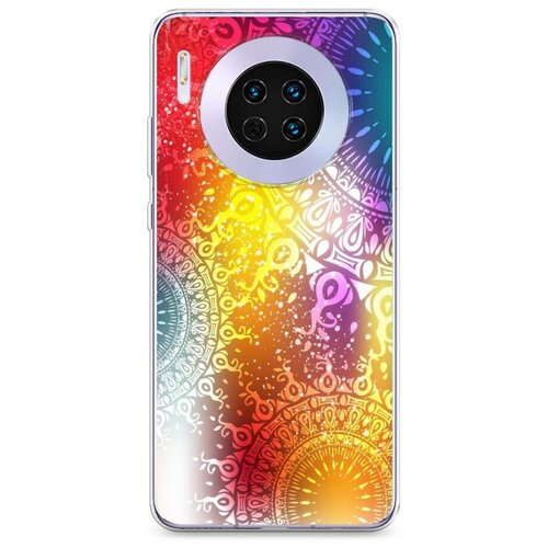 фото Силиконовый чехол "узоры мандала 1" на huawei mate 30 / хуавей мате 30 case place