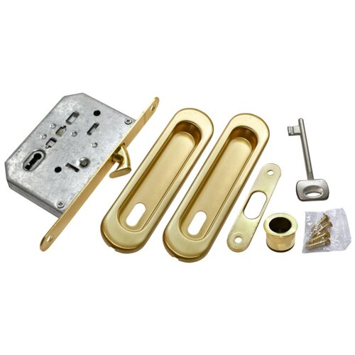 Комплект для раздвижных дверей Morelli MHS150 L SG золото матовое