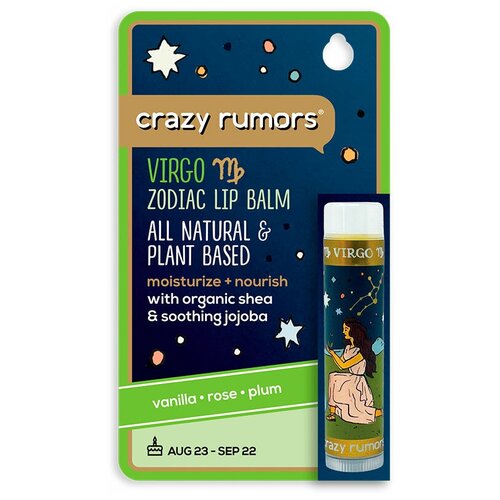 Бальзам для губ CRAZY RUMORS ZODIAC Дева 4,4 мл