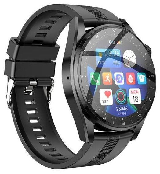 Смарт часы HOCO Y9 Smart sports watch (call version), bluetooth, IP68, black 6931474766144