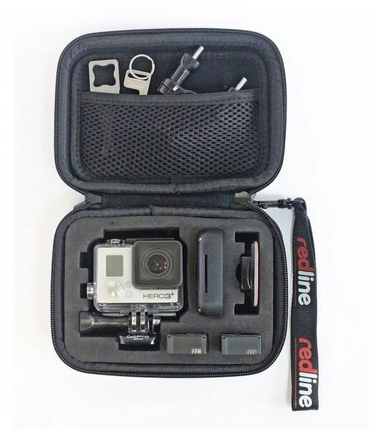 Кейс для камер маленький Case for GoPro Small Redline, CaseS-RL001