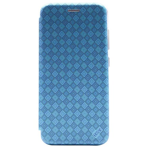 фото Чехол-книжка book art jack для apple iphone 11 pro с принтом "magic squares" голубой gosso