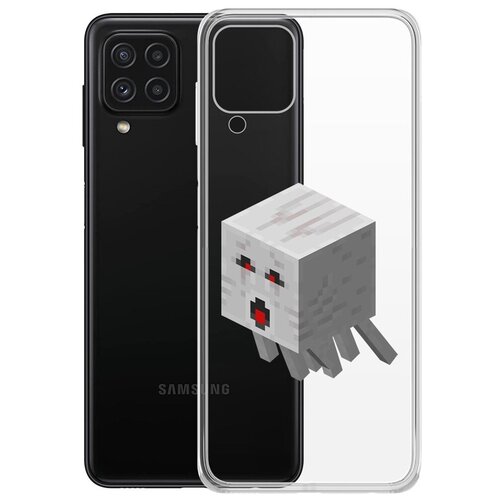 Чехол-накладка Krutoff Clear Case Гаст для Samsung Galaxy A22/M22 (A225/M225) чехол накладка krutoff clear case minecraft гаст для samsung galaxy s22 ultra