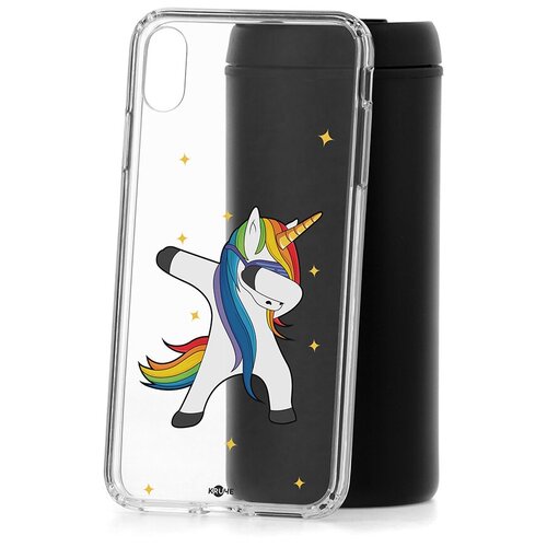 фото Чехол на айфон xs max kruche print единорожка кruче