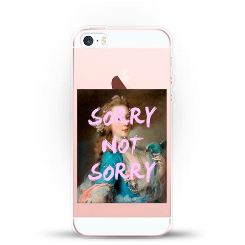 фото Силиконовый чехол sorry на apple iphone 5/5s/se andy & paul