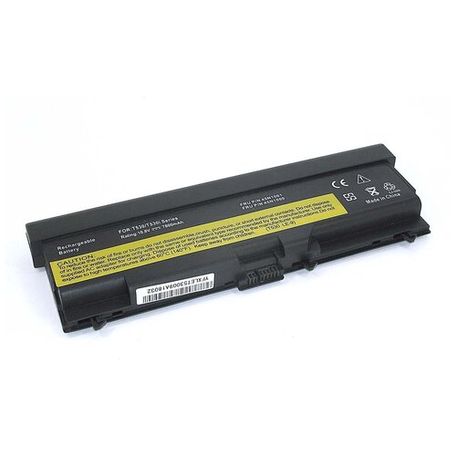 Аккумуляторная батарея для ноутбука Lenovo ThinkPad L430 (42T4235 70++) 11.1V 7200mAh OEM черная аккумулятор для ноутбука lenovo thinkpad l430 42t4235 70 11 1v 7200mah oem черная