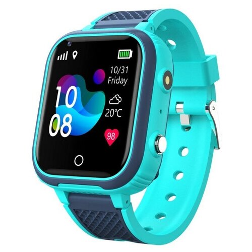 Aspect Smart Baby Watch LT21 бирюзовые - Детские Умные Часы с Сим Картой и Видео Вызовом, Видеокамерой 4G, GPS, Wi-Fi, Android