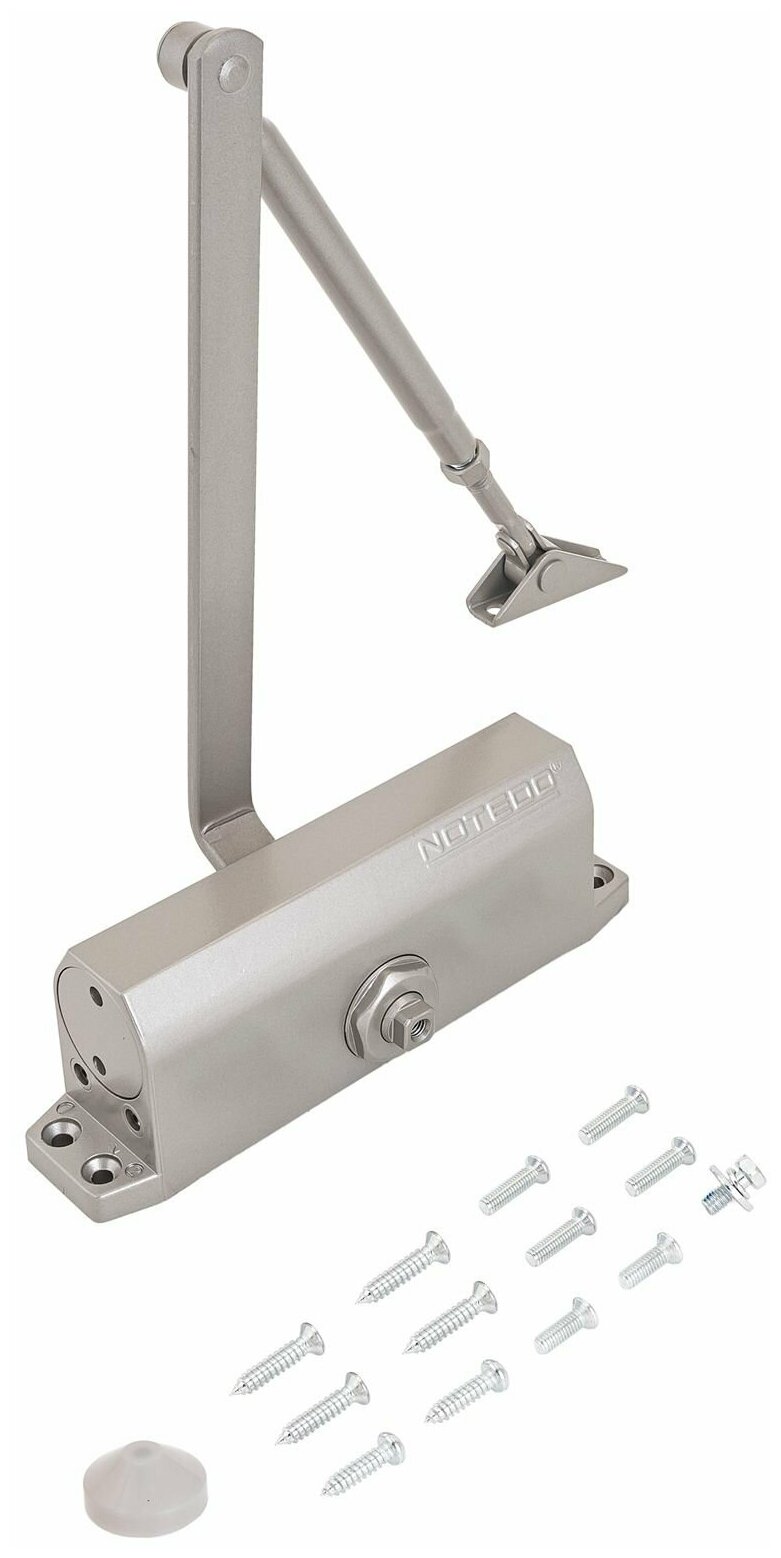 Доводчик дверной Notedo (Нотедо) GS-35 HO WHITE до 35 кг белый