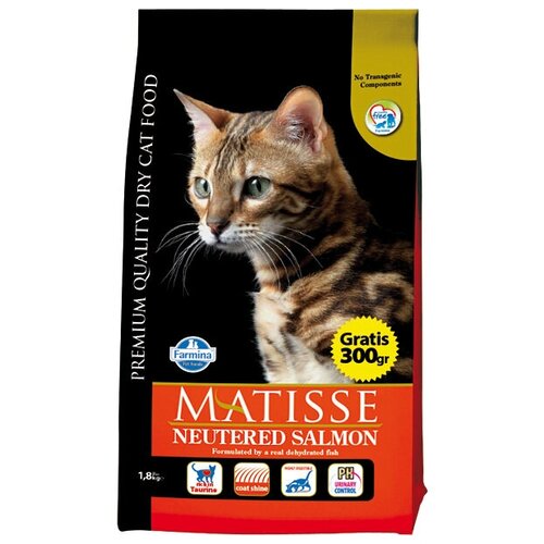 Farmina Matisse корм для стерилизованных кошек и кастрированных котов (с лососем и рисом)