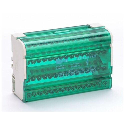Кросс-модуль на DIN-рейку 4х15 групп 125А ШН-103 SchE 32019DEK