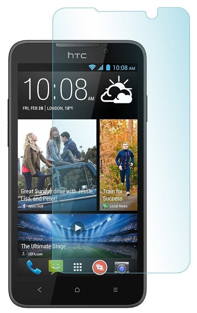 Защитное стекло Krutoff для HTC Desire 616 Group 0.26mm 21983