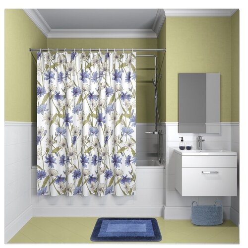 фото Штора для ванной комнаты iddis p05p118i11 180х180 см полиэстер