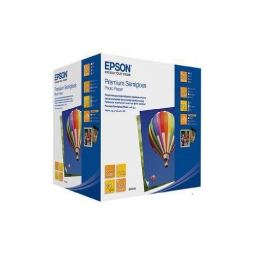 Epson Фотобумага Epson PREMIUM SEMIGLOSS PHOTO PAPER 10x15 500 Sheets C13S042200 30 sheets pack washi paper