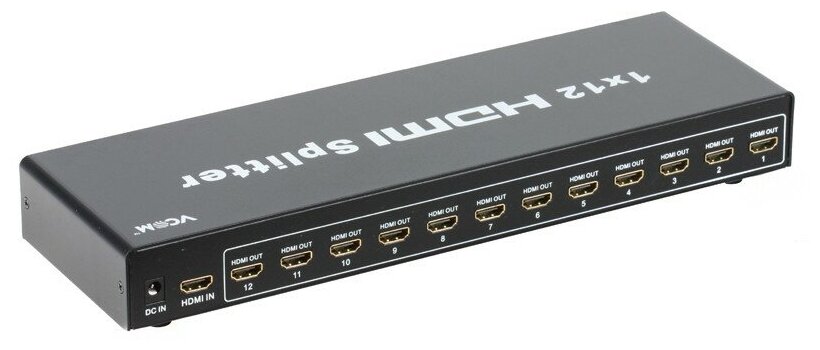 Разветвитель VCOM HDMI Spliitter 1=>12 3D Full-HD 1.4v, каскадируемый DD4112 — фото 4