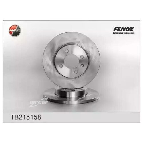 фото Fenox tb215158 tb215158_диск тормозной передний\ vw golf/passat/variant 1.6-1.9d 88