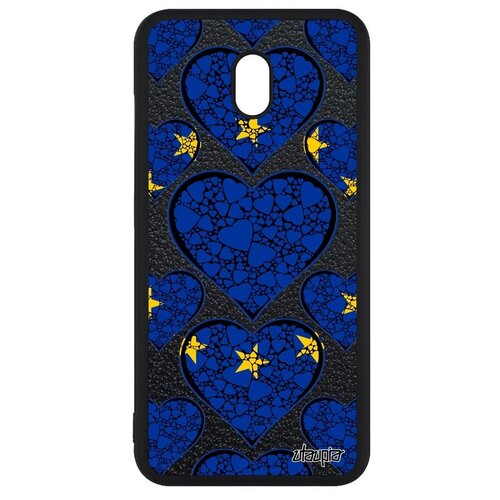 фото Противоударный чехол для мобильного // xiaomi redmi 8a // "флаг европы с сердцем" любовь патриот, utaupia, цветной