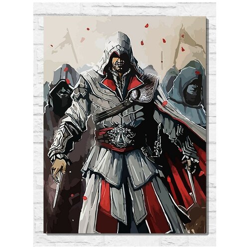 Картина по номерам на холсте игра Assassin's - Brotherhood - 11493 В 30x40