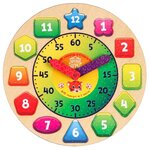 Развивающая игрушка Время игры Часы детские Учим время - изображение