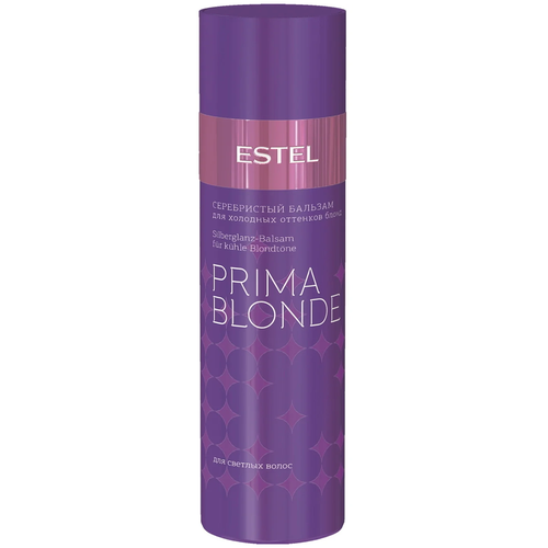 Estel, серебристый бальзам prima blonde, для холодных оттенков блонд, 1 л