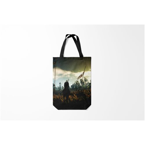 фото Сумка-шоппер / 31х42 см / геймерам / the witcher 3 burnettie