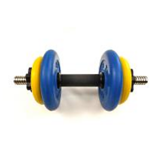 Гантель разборная MB Barbell цветная 9 кг гантель разборная 19 кг barbell mb fdbm26 at19