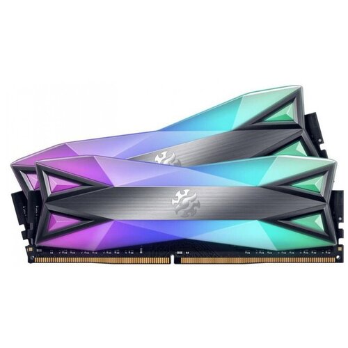 Оперативная память 16Gb DDR4 3600MHz ADATA XPG Spectrix D60G RGB (AX4U36008G18A-DT60) (2x8Gb KIT) оперативная память corsair ddr4 16gb 2x8gb 3600mhz pc 28800 vengeance rgb pro black cmw16gx4m2d3600c18