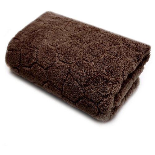 фото Tana home collection полотенце raffi цвет: тёмно-коричневый (50х90 см) br41909