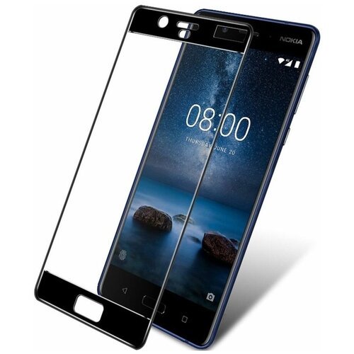 PERO Защитное стекло FullScreen для Nokia 2 (black)